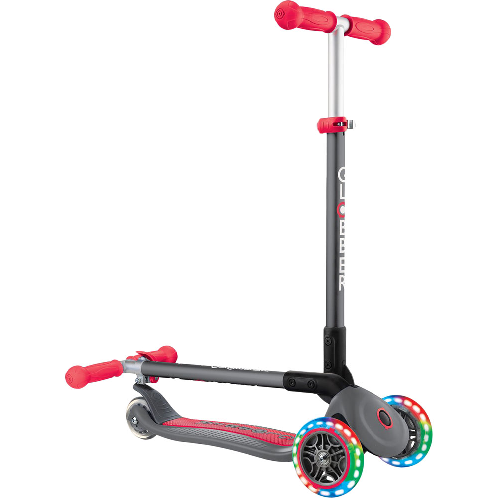 Самокат GLOBBER Primo Foldable Lights Red (432-120-2) Розмір платформи для ноги 54.5 х 12.5