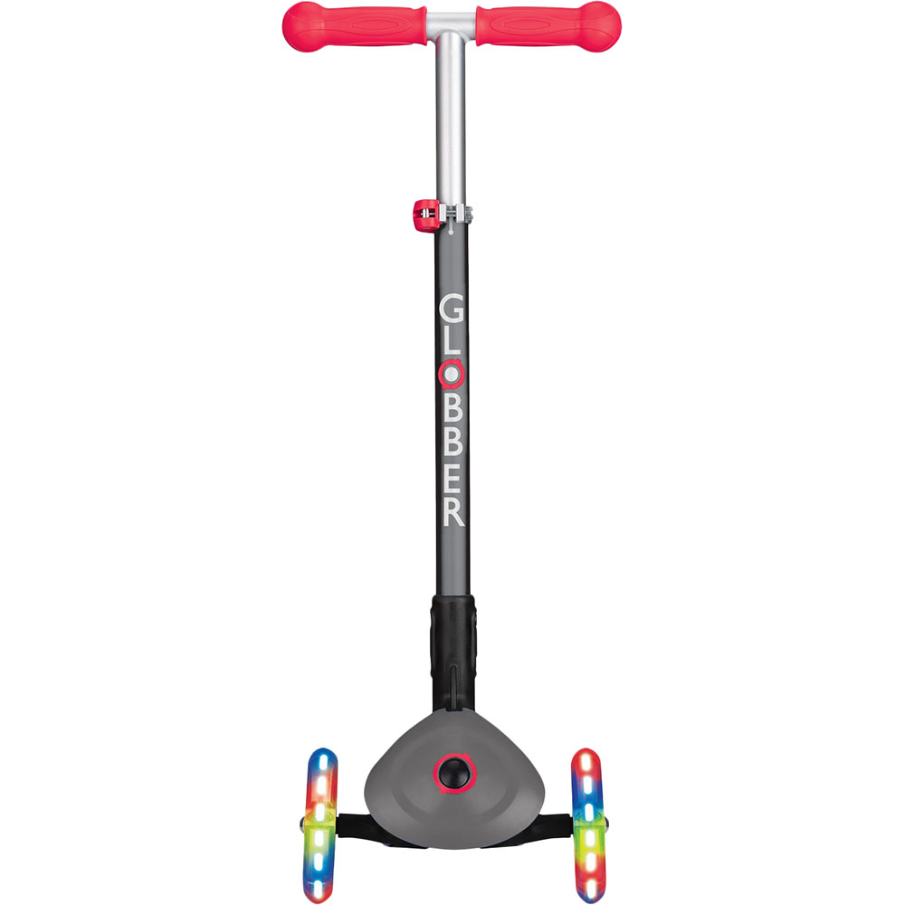 Самокат GLOBBER Primo Foldable Lights Red (432-120-2) Розмір самоката 67,5-77,5 х 56 х 28