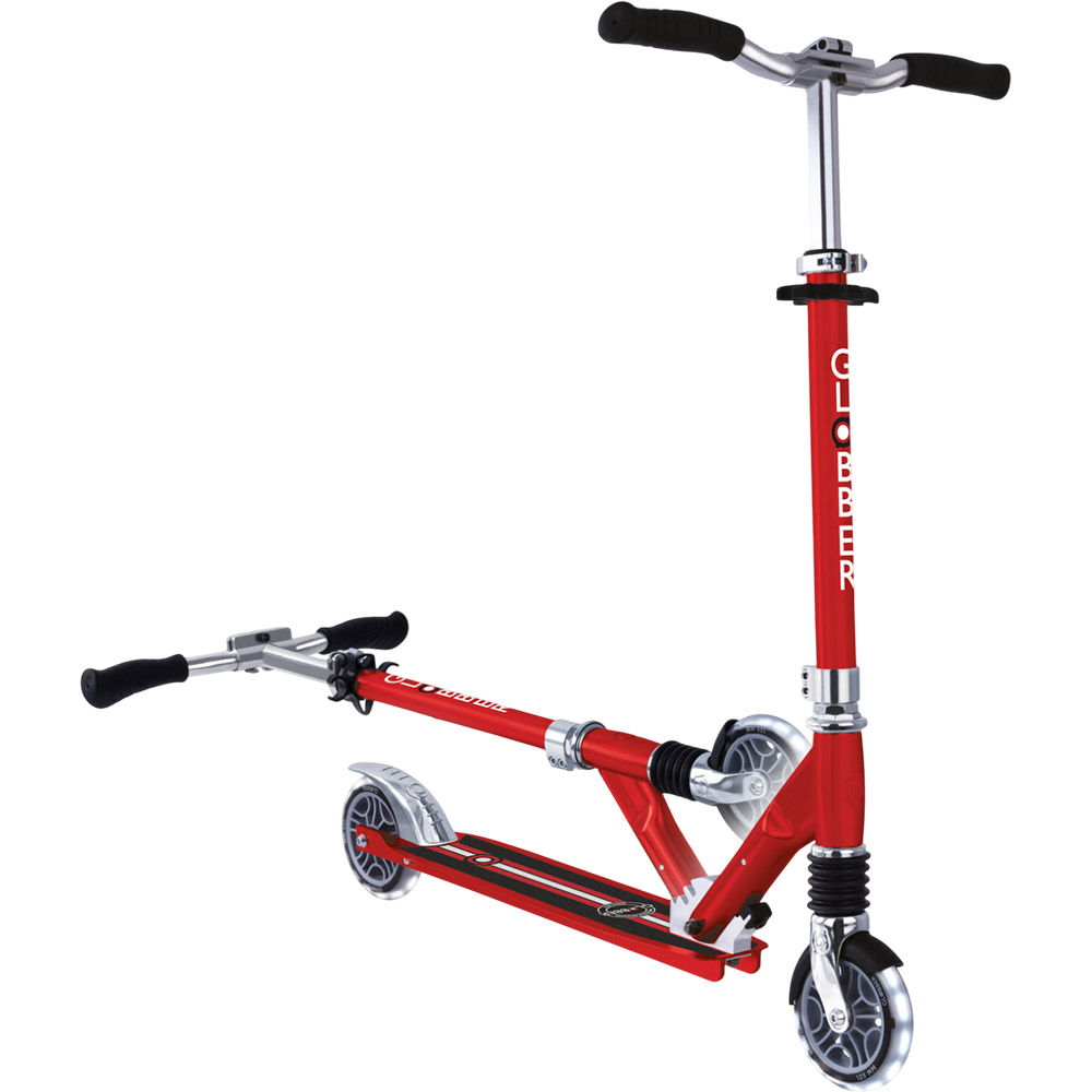 Самокат Globber Flow Element Comfort Lights Red (727-102) Колір червоний