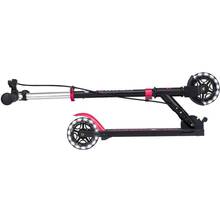 Самокат GLOBBER FLOW ELEMENT JUNIOR LIGHTS Black/Pink (729-110)