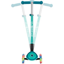 Самокат GLOBBER Primo Foldable Plus Lights Green(439-107)