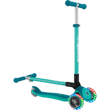 Самокат GLOBBER Primo Foldable Plus Lights Green(439-107)