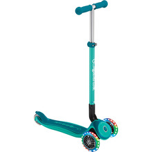 Самокат GLOBBER Primo Foldable Plus Lights Green(439-107)
