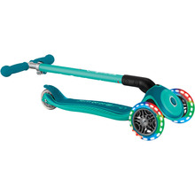 Самокат GLOBBER Primo Foldable Plus Lights Green(439-107)