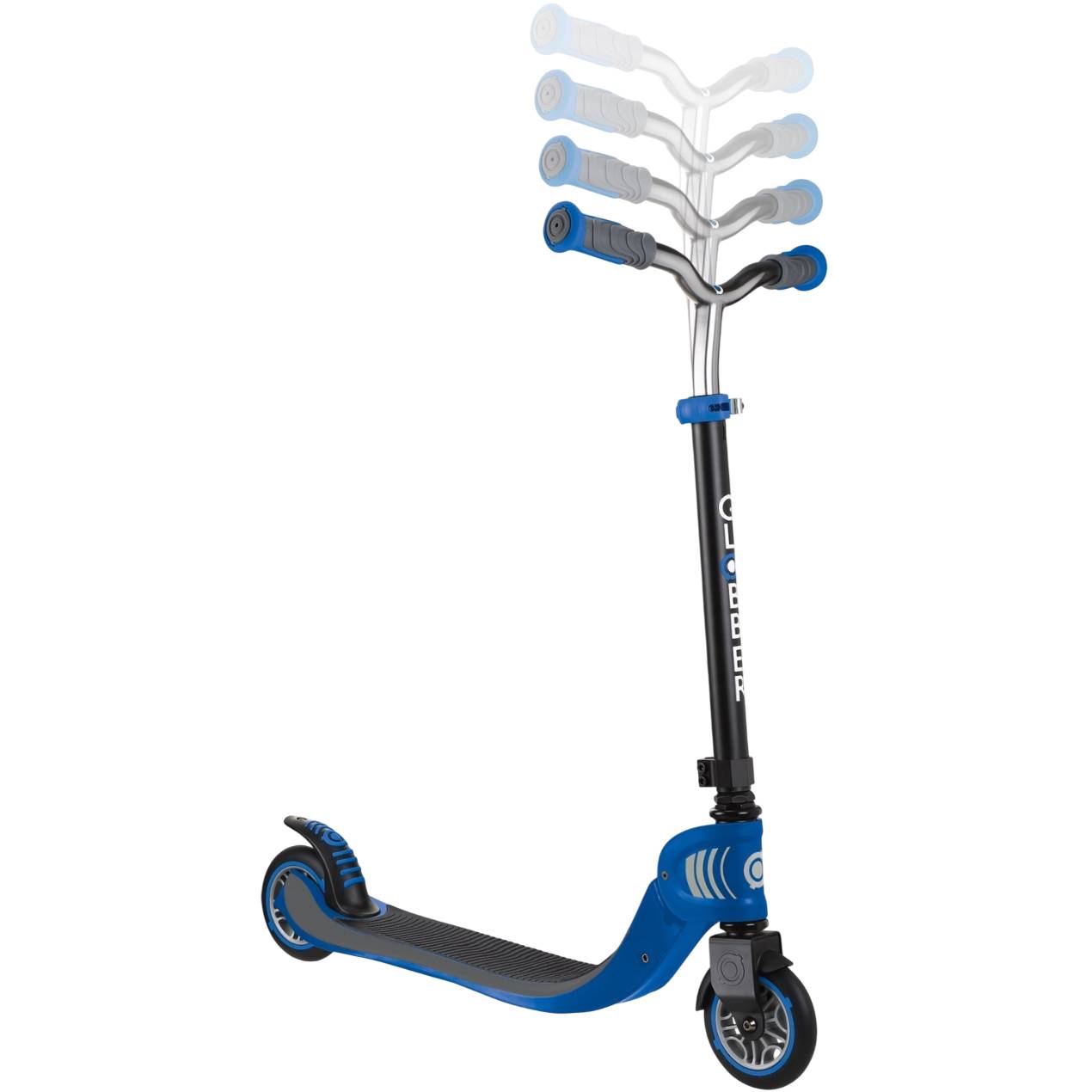Самокат GLOBBER FLOW FOLDABLE 125 Black/Blue (473-100) Ширина коліс 22