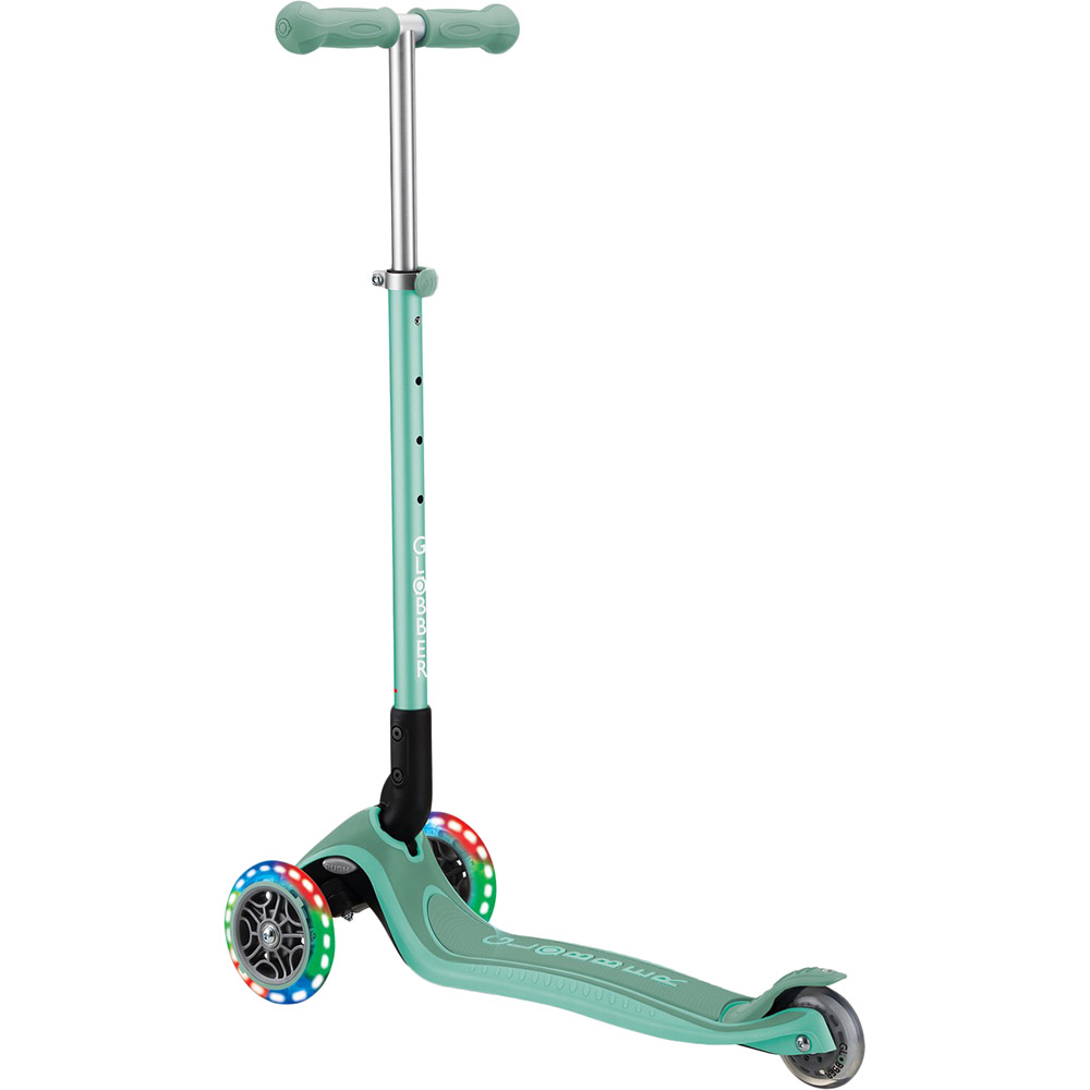 Самокат GLOBBER Primo Foldable Plus Lights Mint (439-206) Розмір самоката 67,5-82,5 х 56 х 28