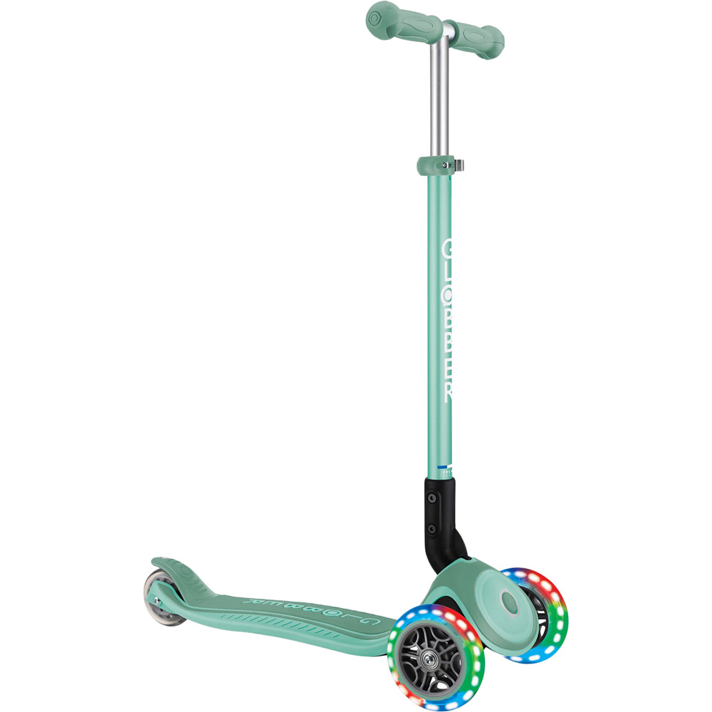 Самокат GLOBBER Primo Foldable Plus Lights Mint (439-206)