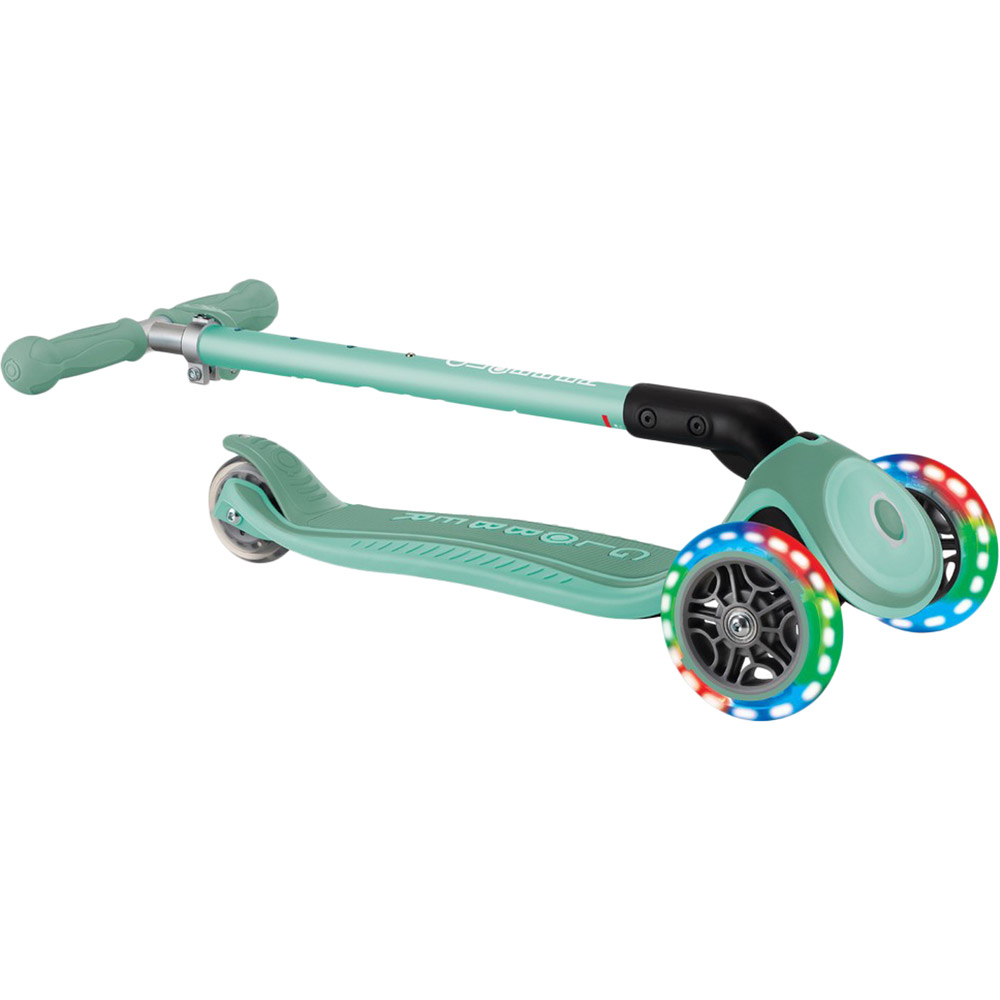 Зовнішній вигляд Самокат GLOBBER Primo Foldable Plus Lights Mint (439-206)