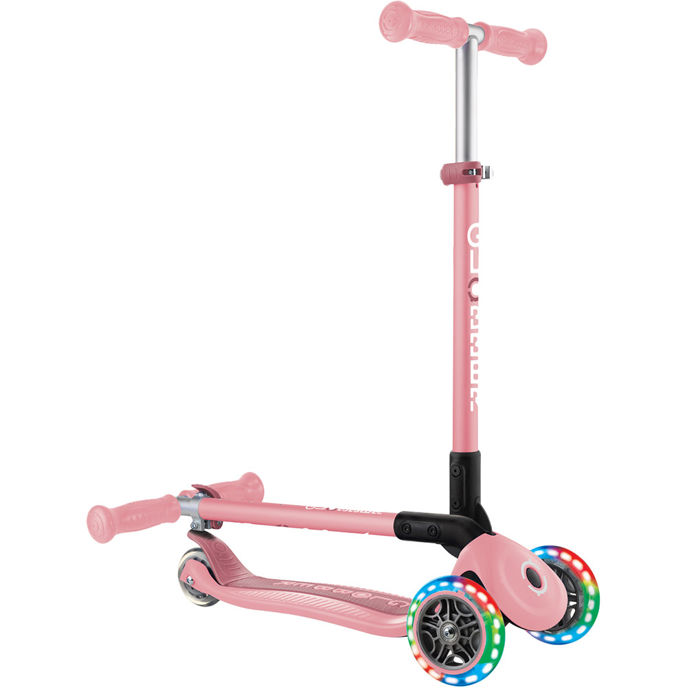 Самокат Globber Primo Foldable Lights Pink (432-211-3) Тип міський