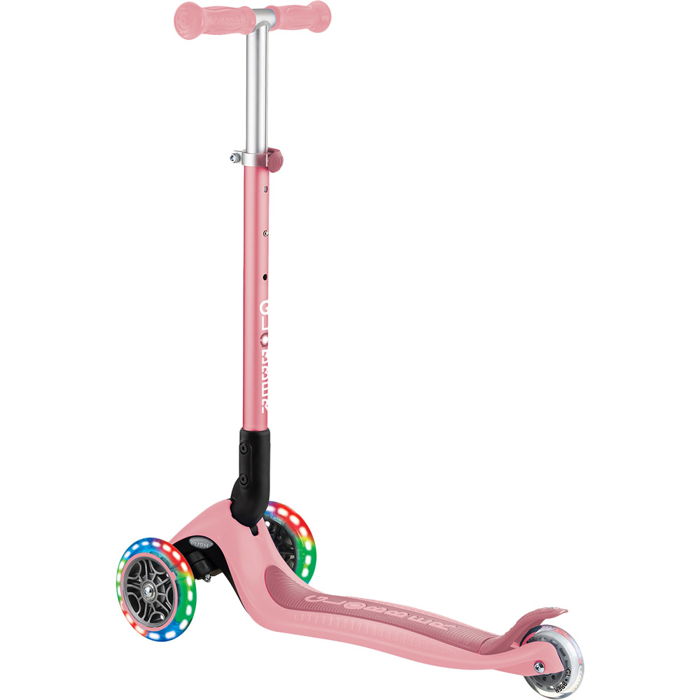 Самокат Globber Primo Foldable Lights Pink (432-211-3) Розмір платформи для ноги 12 х 32