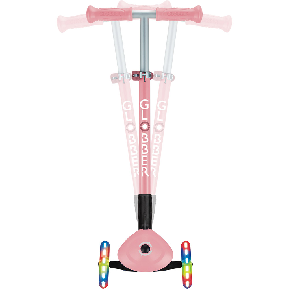 Зовнішній вигляд Самокат Globber Primo Foldable Lights Pink (432-211-3)