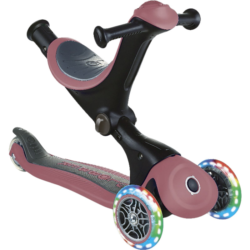 Самокат GLOBBER Go Up Deluxe Lights 5в1 Pastel Pink (646-210) Колір рожевий
