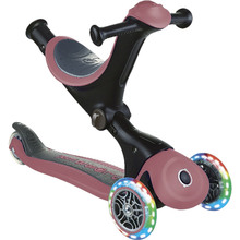 Самокат GLOBBER Go Up Deluxe Lights 5в1 Pastel Pink (646-210)