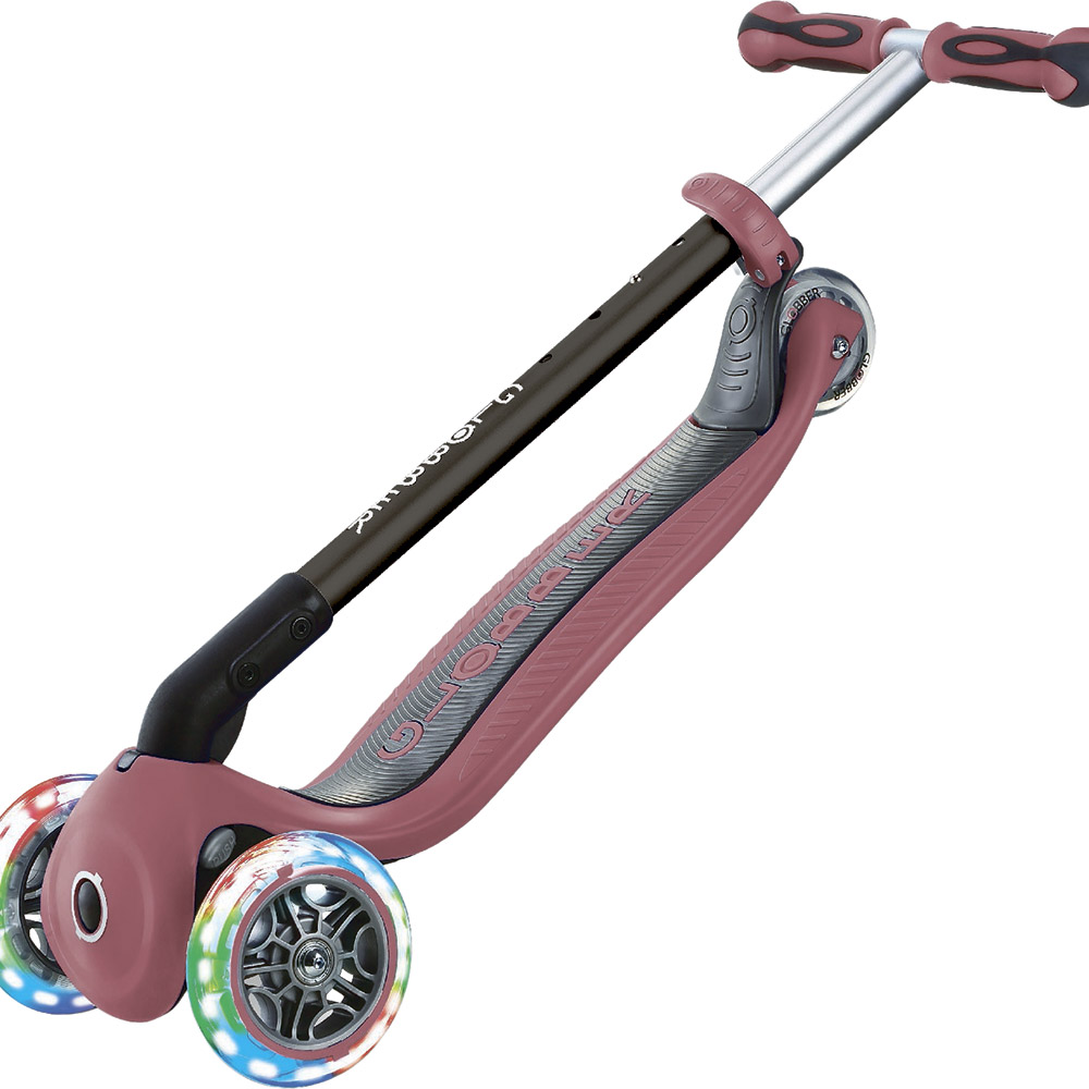Зовнішній вигляд Самокат GLOBBER Go Up Deluxe Lights 5в1 Pastel Pink (646-210)