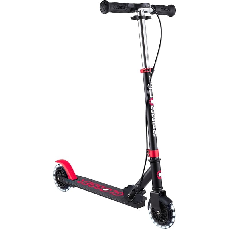 Самокат GLOBBER Flow Element Junior Lights Black/Red (729-102) Матеріал рами алюмінієвий сплав