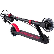 Самокат GLOBBER Flow Element Junior Lights Black/Red (729-102)