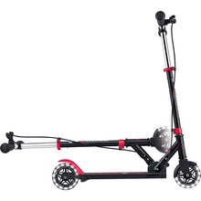 Самокат GLOBBER Flow Element Junior Lights Black/Red (729-102)