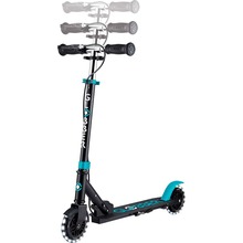 Самокат GLOBBER Flow Element Junior Lights Black/Turquoise (729-105)