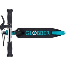 Самокат GLOBBER Flow Element Junior Lights Black/Turquoise (729-105)