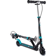Самокат GLOBBER Flow Element Junior Lights Black/Turquoise (729-105)