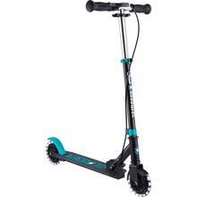Самокат GLOBBER Flow Element Junior Lights Black/Turquoise (729-105)