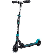 Самокат GLOBBER Flow Element Junior Lights Black/Turquoise (729-105)