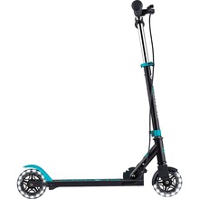 Самокат GLOBBER Flow Element Junior Lights Black/Turquoise (729-105)