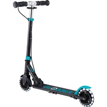 Самокат GLOBBER Flow Element Junior Lights Black/Turquoise (729-105)