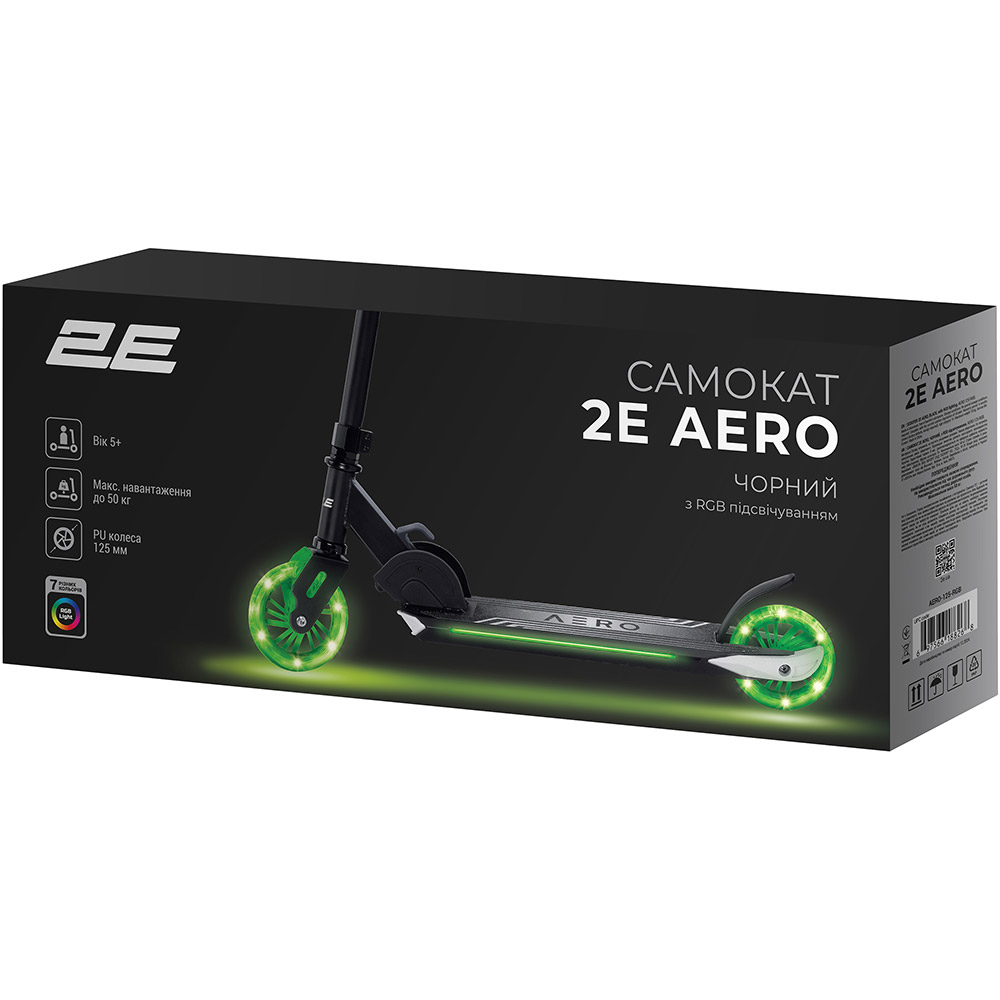 Самокат 2E Aero RGB (AERO-125-RGB) Фото 15 Самокат 2E Aero RGB (AERO-125-RGB)
