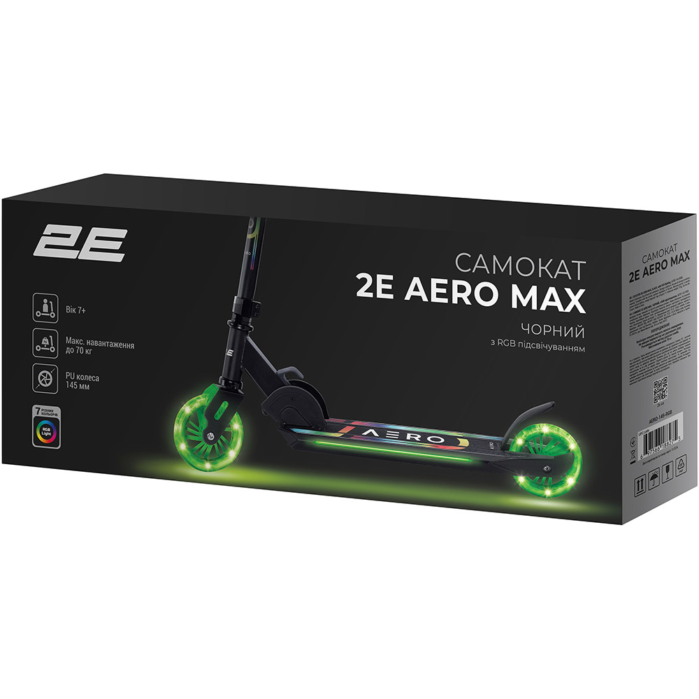 Самокат 2E Aero MAX RGB (AERO-145-RGB) Фото 15 Самокат 2E Aero MAX RGB (AERO-145-RGB)