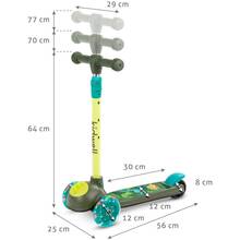 Самокат KIDWELL Zoocar Dinozaur Green (HUBAZOO01A2)