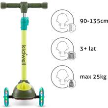 Самокат KIDWELL Zoocar Dinozaur Green (HUBAZOO01A2)