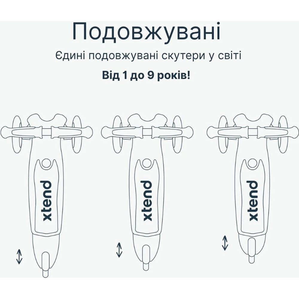 Самокат SMARTRIKE Xtend Mini-ride White (2501303) Колір білий