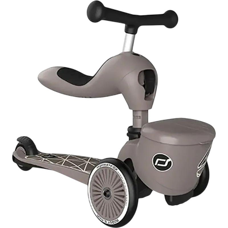 Зовнішній вигляд Самокат SCOOT&RIDE Highwaykick-1 Lifestyle Brown (SR-210621-BROWNLINES)