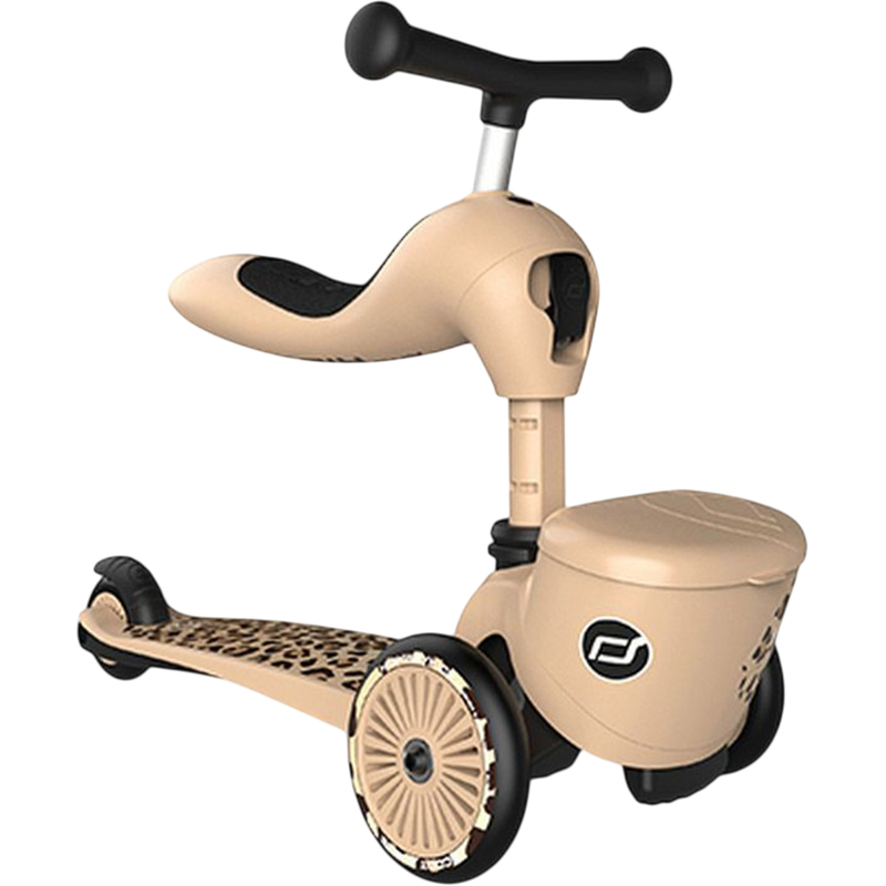 Самокат SCOOT&RIDE Highwaykick-1 Lifestyle Leopard (SR-210621-LEOPARD) Кількість коліс 3