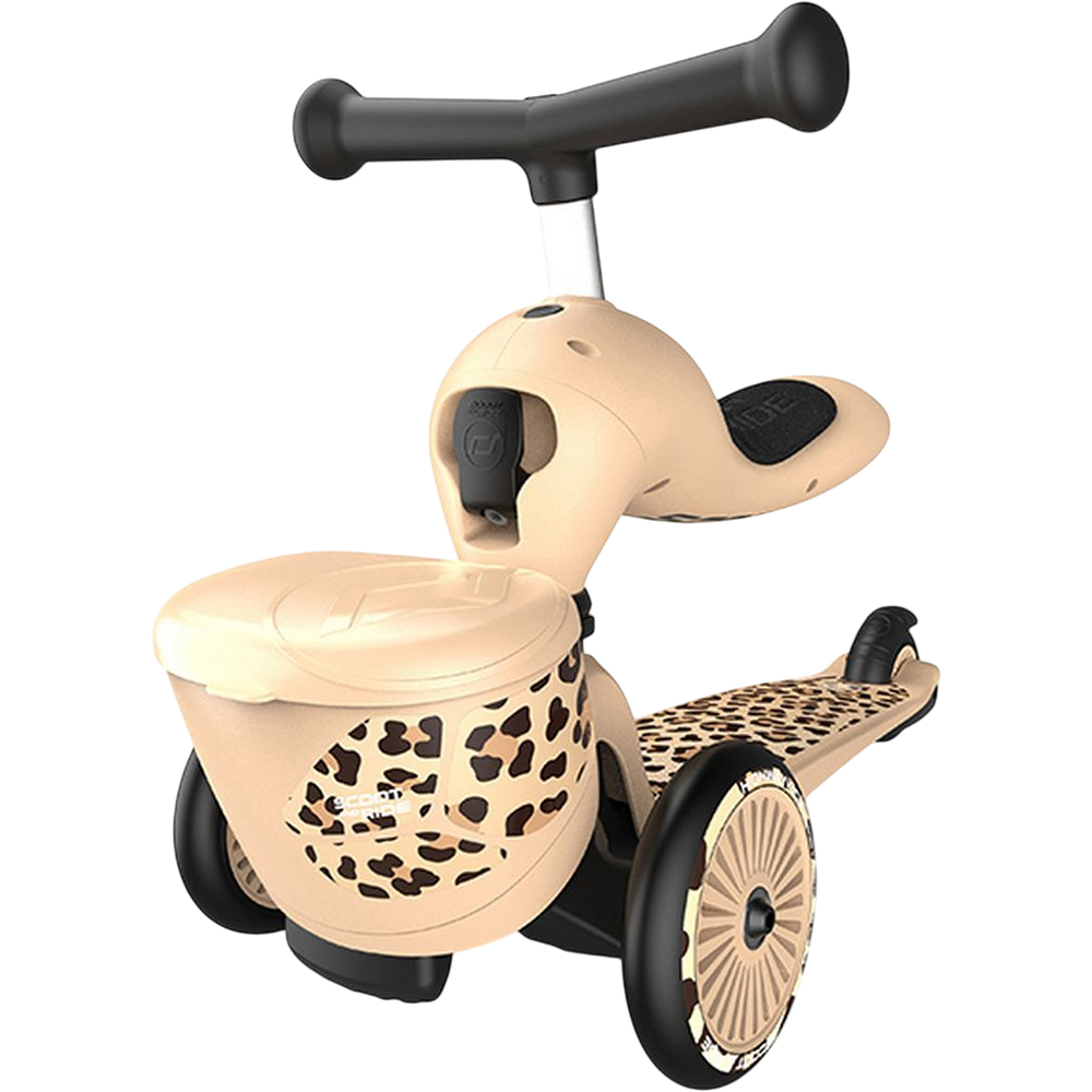 Самокат SCOOT&RIDE Highwaykick-1 Lifestyle Leopard (SR-210621-LEOPARD) Колір коричневий