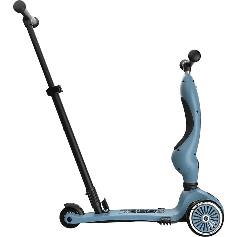 В интернет магазине Самокат  SCOOT&RIDE Highwaykick-1 Push and Go Grey/Blue (SR-240527-STEEL)