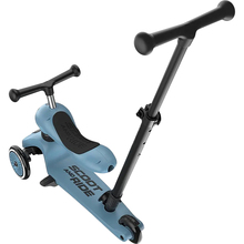 Самокат  SCOOT&RIDE Highwaykick-1 Push and Go Grey/Blue (SR-240527-STEEL)