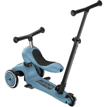 Самокат  SCOOT&RIDE Highwaykick-1 Push and Go Grey/Blue (SR-240527-STEEL)