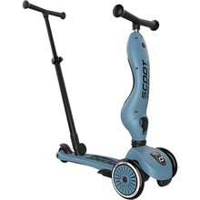 Самокат  SCOOT&RIDE Highwaykick-1 Push and Go Grey/Blue (SR-240527-STEEL)