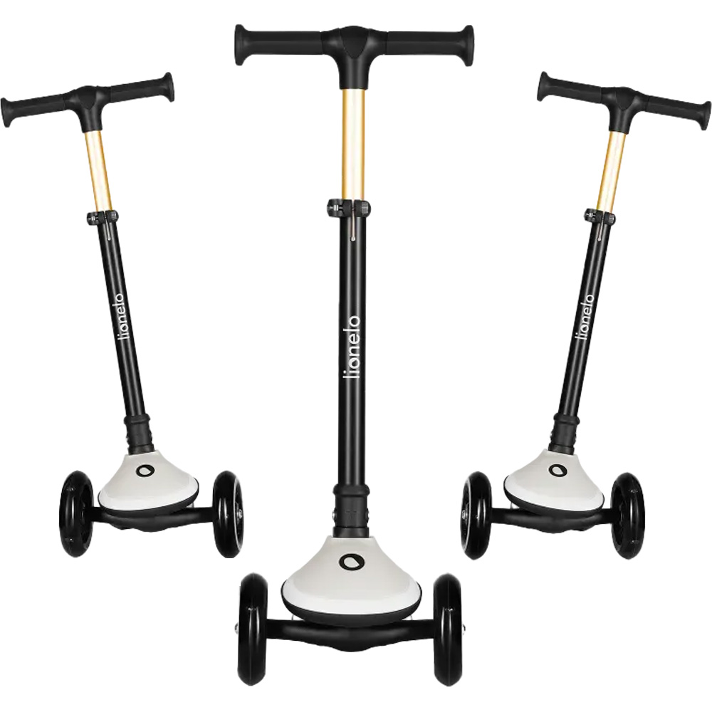 Самокат LIONELO MEY BEIGE SAND Розмір самоката 26,5 x 60x 64-76 