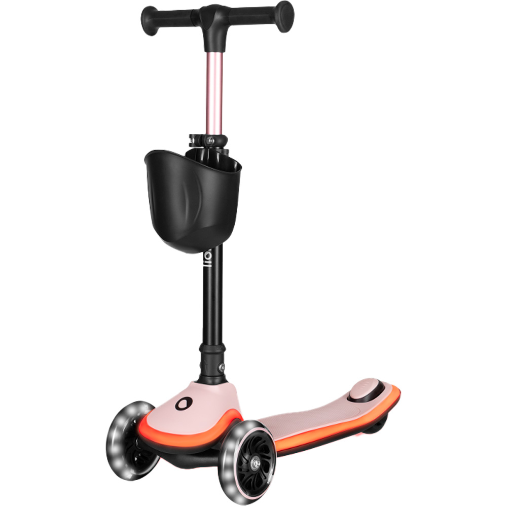 Самокат LIONELO MEY PINK ROSE Розмір платформи для ноги 30