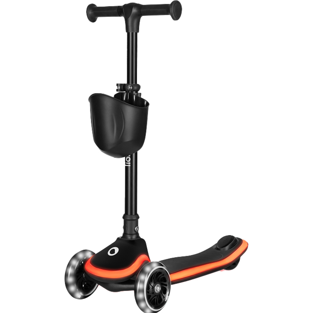 Самокат LIONELO MEY BLACK ONYX Розмір платформи для ноги 30