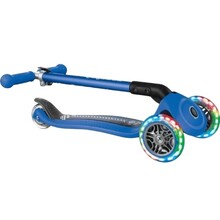 Самокат GLOBBER PRIMO FOLDABLE FANTASY LIGHTS Гонки Blue (432-100)