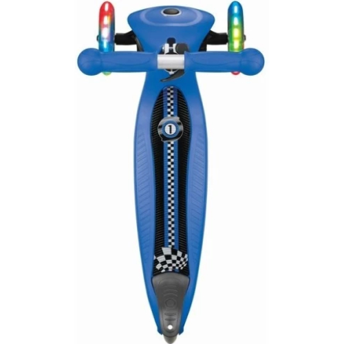 Самокат GLOBBER PRIMO FOLDABLE FANTASY LIGHTS Гонки Blue (432-100) Материал рамы алюминиевый сплав