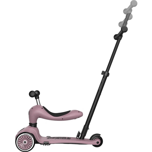 Самокат SCOOT&RIDE Highwaykick-1 Push and Go Wildberry (SR-240527-WILDBERRY) Матеріал рами пластик