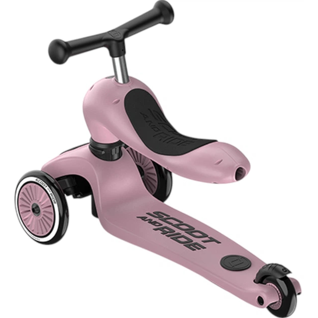 Самокат SCOOT&RIDE Highwaykick-1 Push and Go Wildberry (SR-240527-WILDBERRY) Колір бузковий