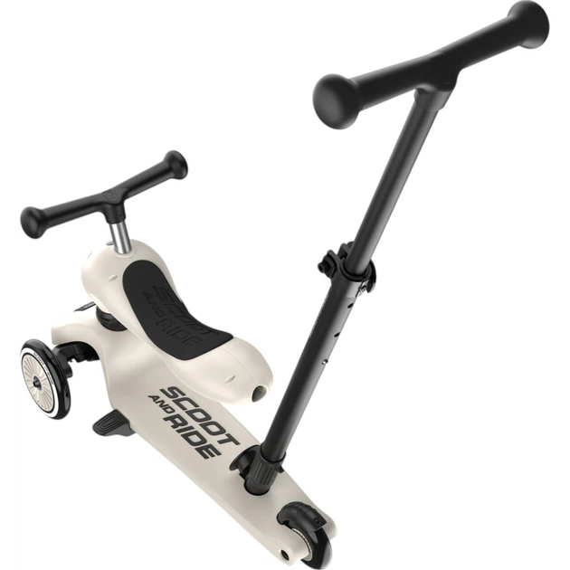 Самокат SCOOT&RIDE Highwaykick-1 Push and Go ASH (SR-240527-ASH) Кількість коліс 3