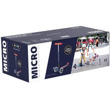 Самокат MICRO серії Mini Deluxe Foldable LED Blue (MMD196)