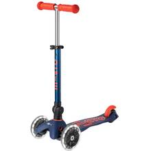 Самокат MICRO серії Mini Deluxe Foldable LED Blue (MMD196)